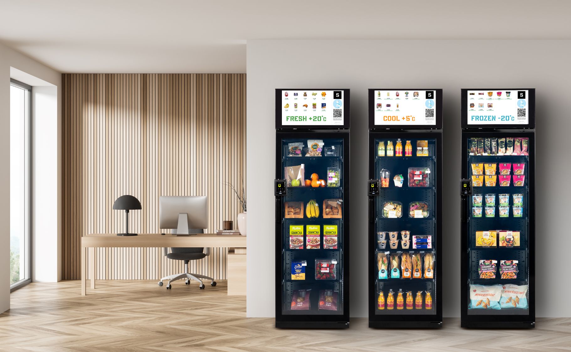 Smart fridge in office